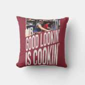 Coussin Monsieur Beau Gosse Cuisine Drôle Chef Fête des Pè (Recto)