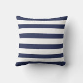 Coussin Monsieur et Madame Hippocampe Marin Rayure Bleue (Verso)