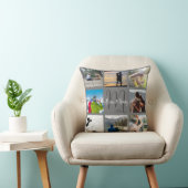 Coussin Monsieur et Madame Nouveaux Mariés Personnalisé 8  (Chaise)