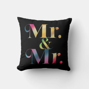 Coussin Monsieur et Monsieur Gay Enterrement de vie de gar