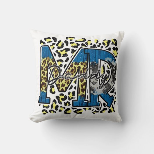 Coussin Monsieur Papa (Recto)