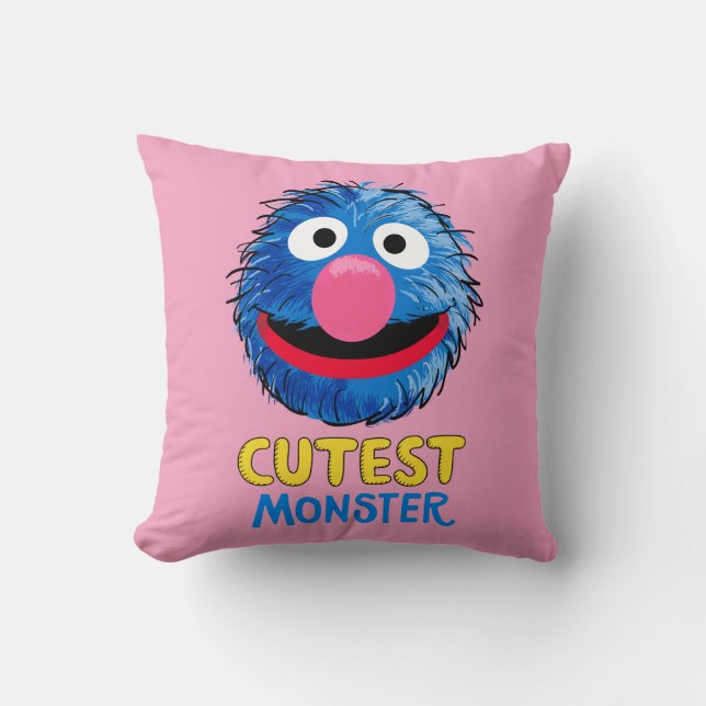 Coussin Monster à la fin de cette histoire | Grover (Recto)