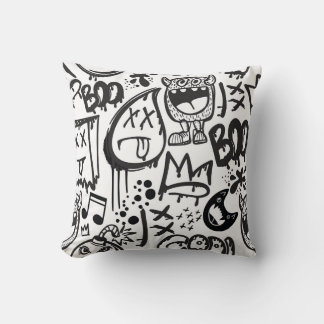 Coussin Monster Boys : Motif à main