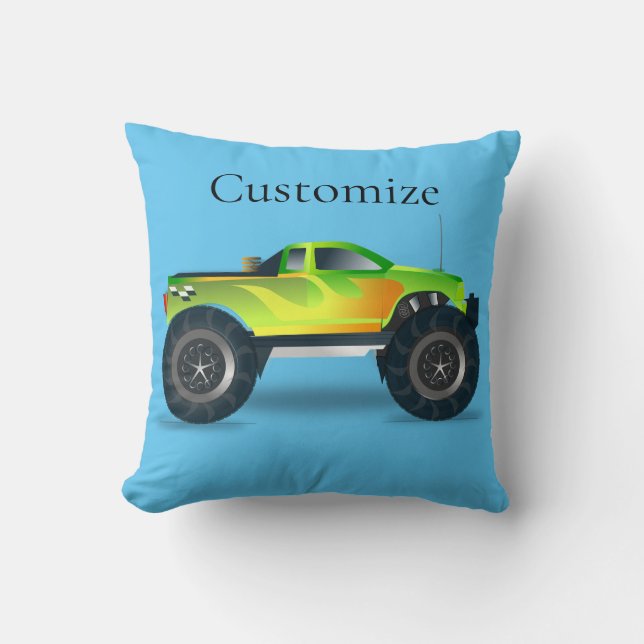 Coussin Monster Truck Thunder_Cove (Recto)