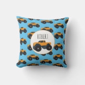 Coussin Monster Truck Véhicule Custom Boys Nom (Recto)