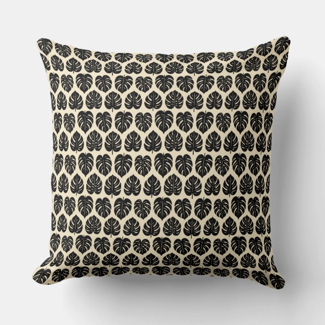 Coussin Monstera de Foliage (Recto)