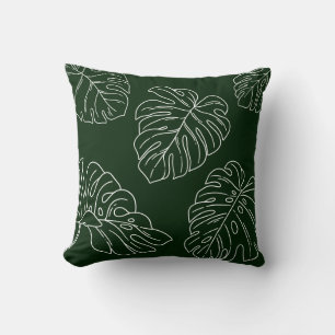 Coussin Monstera Leaf Plante Lover Home Décor Cadeau