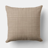 Coussin Monstera Moss Green Premium Throw Pillow (Verso)