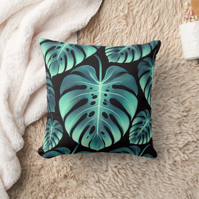 Coussin Monstera mystérieux (Couverture)