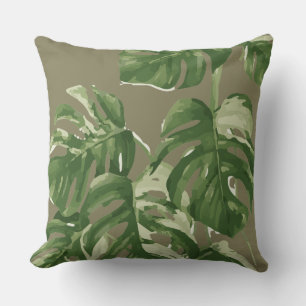 Coussin Monstera Plante Jeu Cushion
