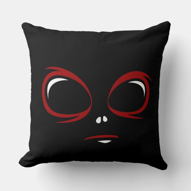 Coussin Monstre de visage mignon (Recto)