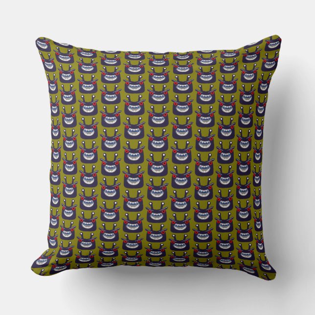Coussin Monstre Robo (Recto)