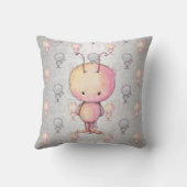 Coussin Monstres Fluffeux Cute (Verso)