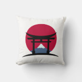Coussin Mont Fuji - Japon (Recto)