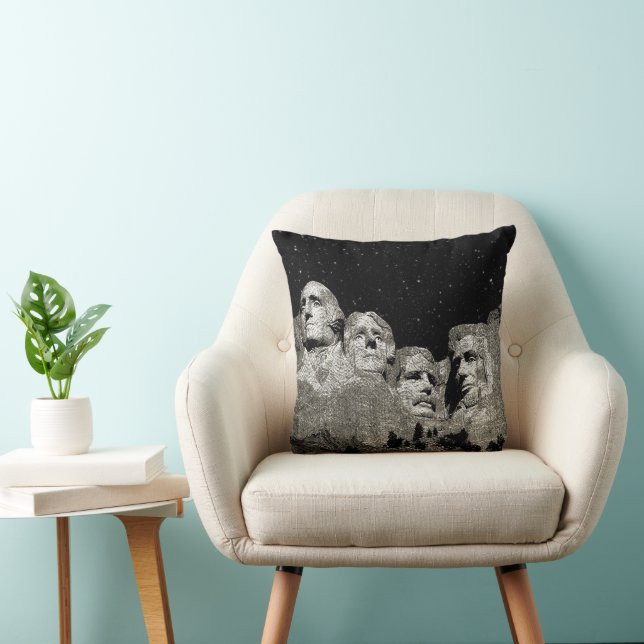 Coussin Mont Rushmore Présidents américains, (Chaise)