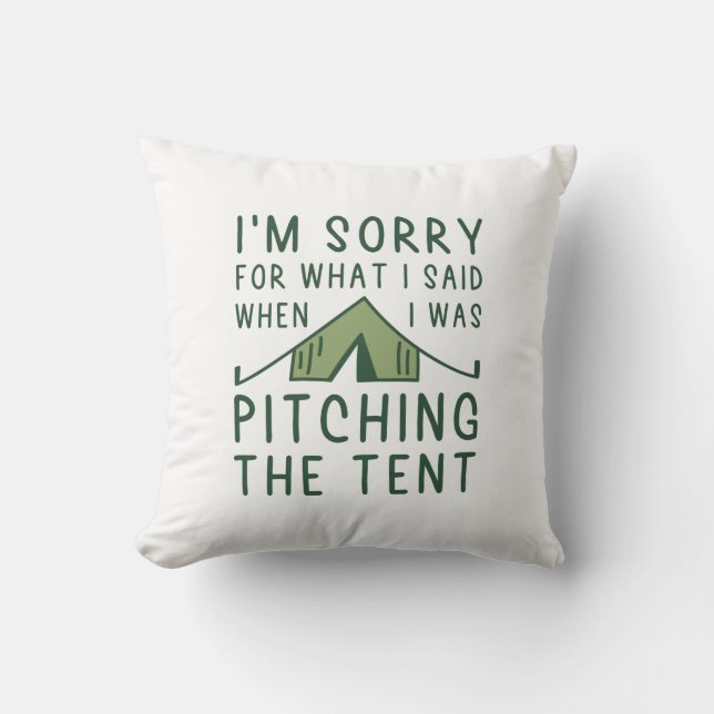 Coussin Montage de la tente (Recto)