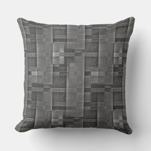 Coussin Montage numérique de marbre de granit mat (Recto)