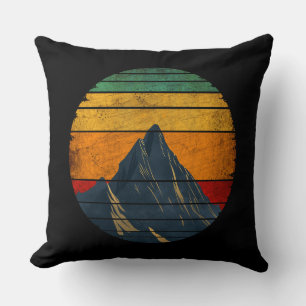Coussin Montagnard d'escalade de montagne rétro vintage