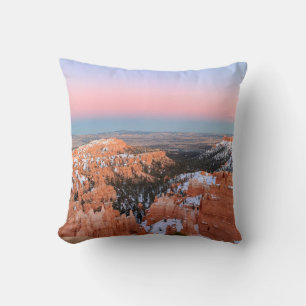 Coussin MONTAGNE ROCHEUSE Brown SOUS LE CIEL BLEU