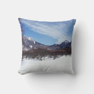 Coussin Montagnes d'hiver
