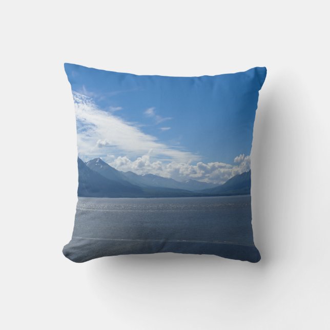 Coussin Montagnes édifiantes d'Alaska (Recto)