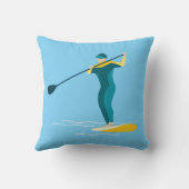 Coussin Montez le pédalo (Verso)