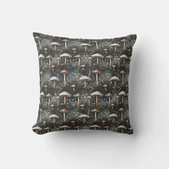 Coussin Moody Musroom Forest (Recto)