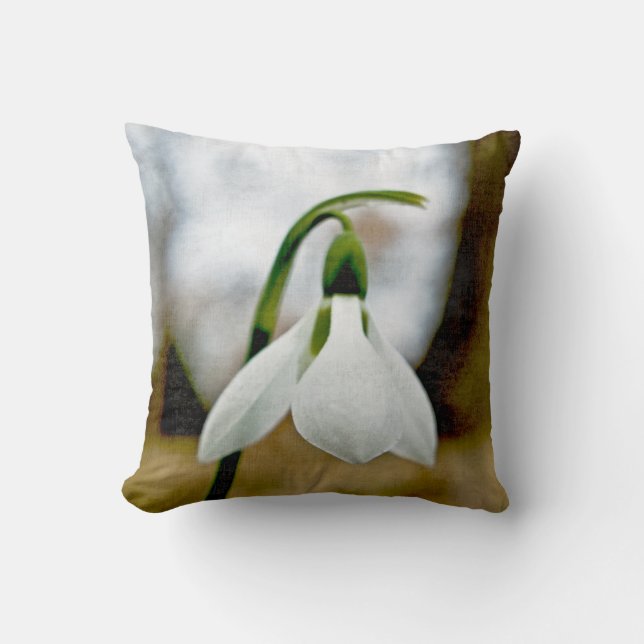 Coussin Moody Snowdrop (Recto)