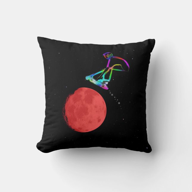 Coussin Moon Grabber - Stunt Scooter Rider (Recto)