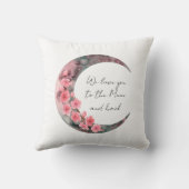 Coussin Moon Spring Flower Girl Boho Nursery (Verso)