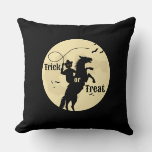 Coussin moonlight horseman tricoter ou traiter noir