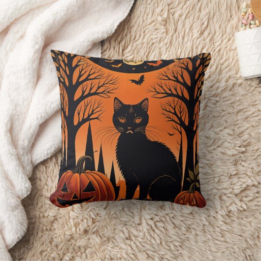 Coussin Moonlit Meow (Couverture)