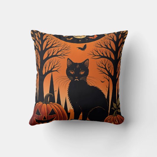 Coussin Moonlit Meow (Verso)