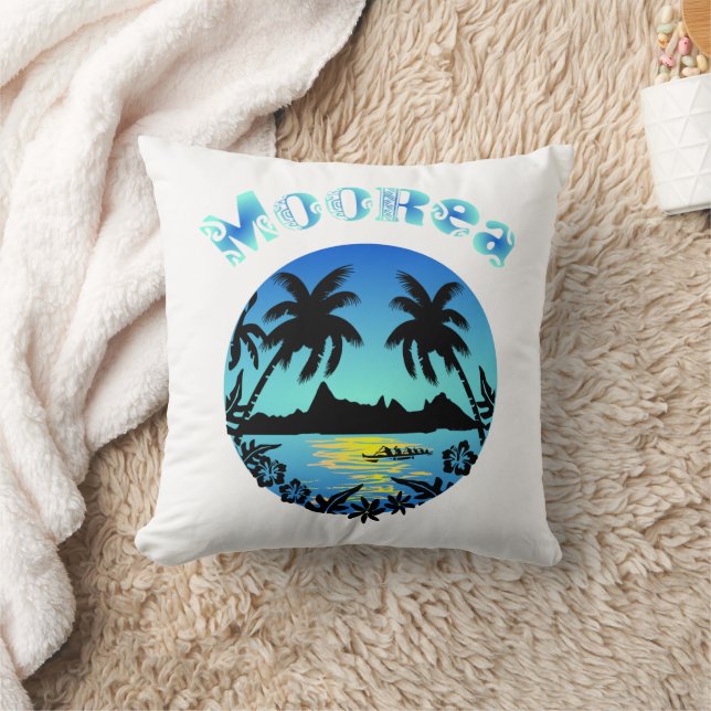 Coussin MOOREA (Bleu) (Couverture)