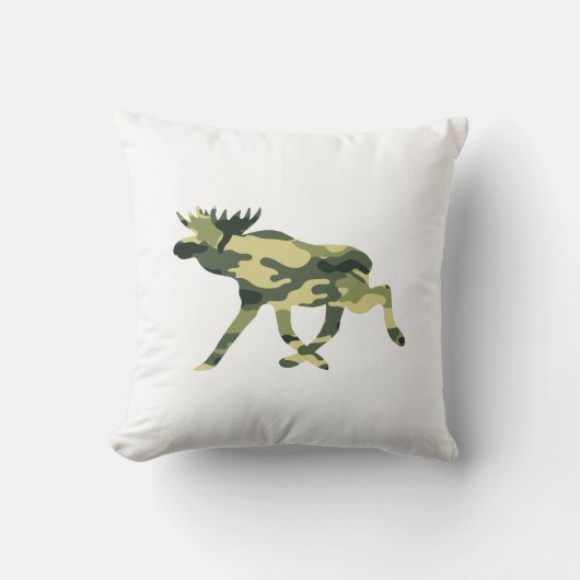 Coussin Moose / Elk Woodland Camouflage / Camo (Recto)