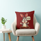 Coussin More Chocolate – Funny Easter Bunny - almofada (Chaise)