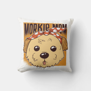 Coussin Morkie Maman Design