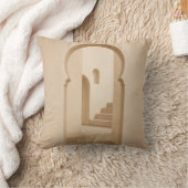 Coussin Moroccan Arch Decorative Throw Pillow | Minimalist (Couverture)