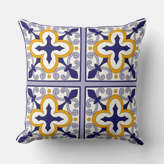 Coussin Moroccan Tiles Pattern #2 (Recto)