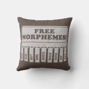 Coussin Morphèmes libres