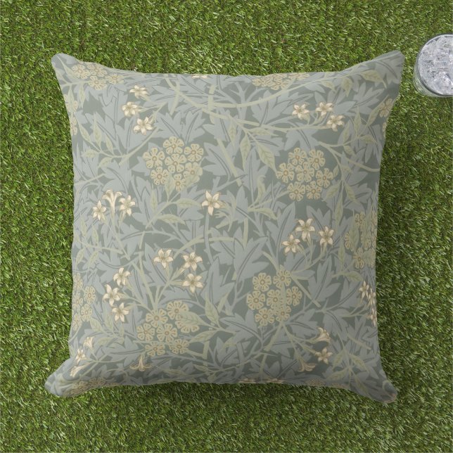 Coussin Morris Vine & Jasmine Jardin Fleur Classique (Herbe)