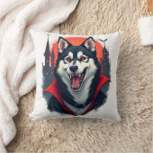Coussin Morsure de Husky Vampire (Couverture)