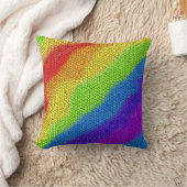 Coussin Mosaic Abstrait Rainbow Design - (Couverture)