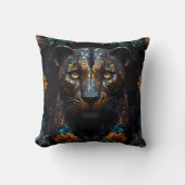 Coussin Mosaic Leopard Majesty (Recto)