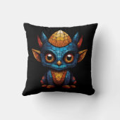 Coussin Mosaic mignon petite figure (Verso)