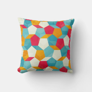 Coussin mosaïque colorée sans couture motif