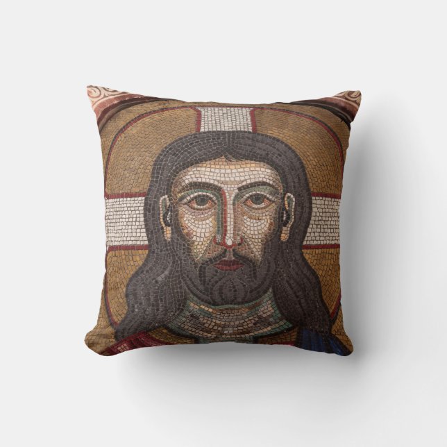 Coussin Mosaïque de Jésus (Recto)