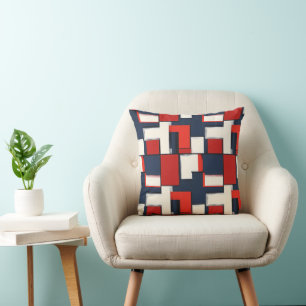 Coussin Mosaïque de Motif couleur Abstrait