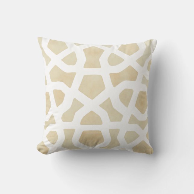 Coussin Mosaïque de Sable Douce (Recto)