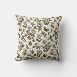 Coussin Mosaïque Florale de Camomille
